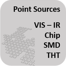 Point Sources - VIS-IR Chip, SMD and THT