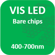 VIS LED - Bare chips - 400-700nm