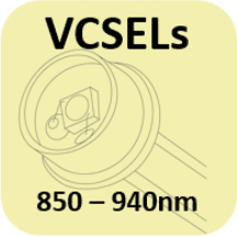 VCSELs - 850-940nm