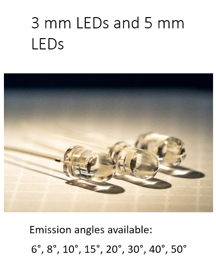 3mm and 5mm LEDs